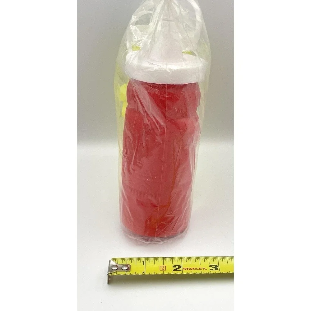 Vintage 1990s Hartin Squeezable Ketchup Mustard Set‎ Novelty Figure Bottles NIP